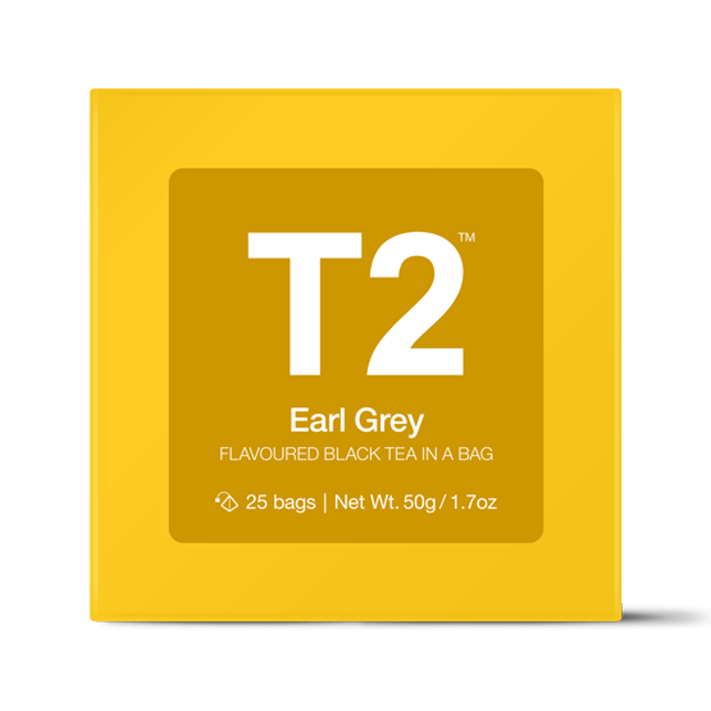 T2 紅茶 Earl Grey(アールグレイ)ティーバッグ 25個入り T2 紅茶 Earl Grey(アールグレイ)ティーバッグ 25個入り