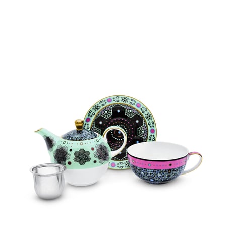 T2 紅茶 Moroccan Tealeidoscope Aqua Tea For One