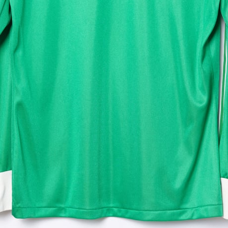 70-80s Vintage adidas Ventex Game Shirt Green × White (Made in France)