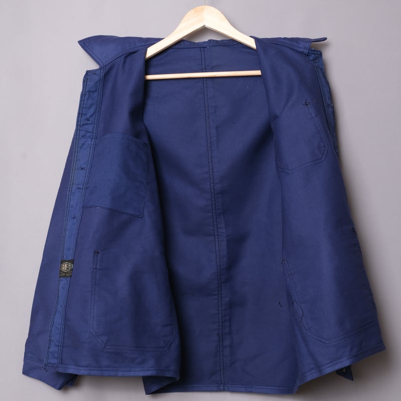 50-60s KONECO Blue Moleskin Jacket Dead Stock 50-60s KONECO Blue Moleskin Jacket Dead Stock