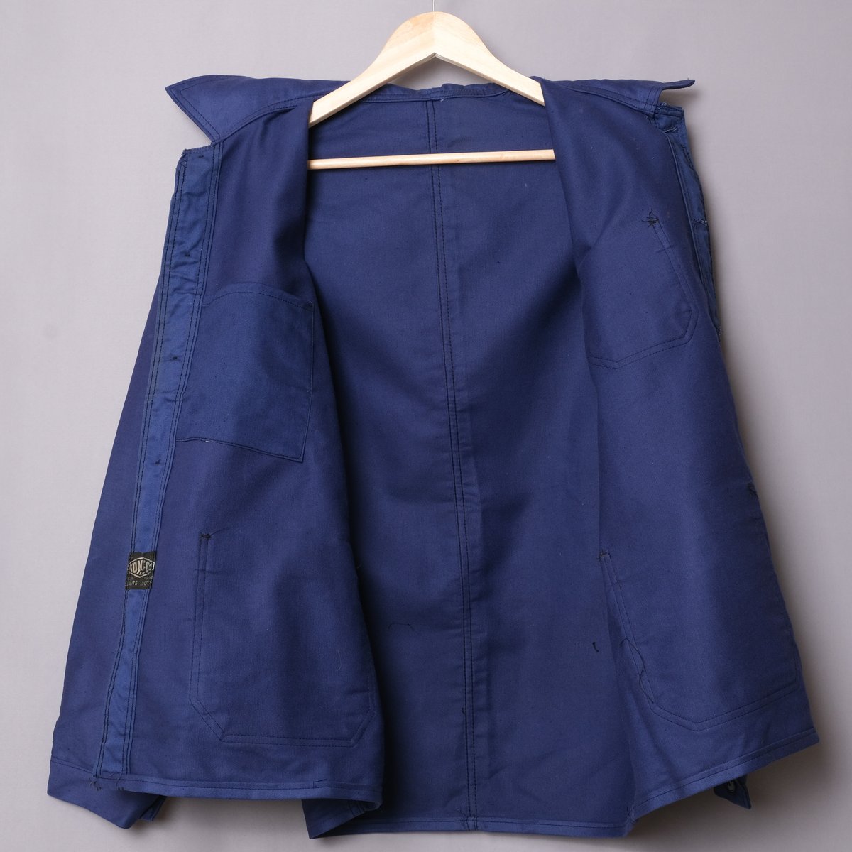 50-60s KONECO Blue Moleskin Jacket Dead Stock