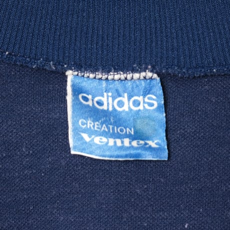 60s Vintage adidas Ventex Track Jacket Late World Mark Navy (Made in France)
