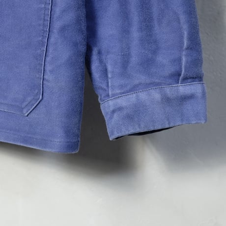 40-50s Le Mont St Martin Blue Moleskin Jacket