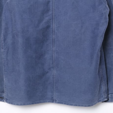 40s-50s France Vintage Adolphe Lafont Blue Moleskin Work Jacket