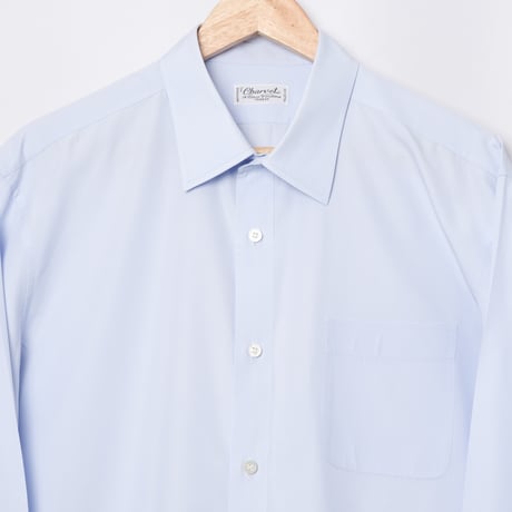 00s- Charvet Cotton shirt Blue（Made in France）