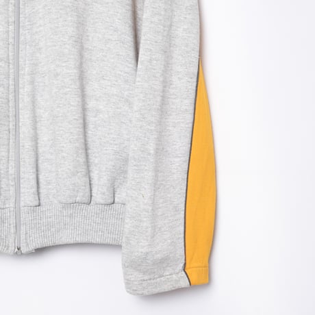 80s Vintage adidas Ventex Hoodie Gray × Mustard （Made in France)
