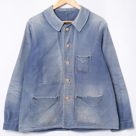 モールスキン　ヴィンテージ　ジャケット FRENCH VINTAGE 1940-1950's ”Black moleskin jacket” | SIGNAL