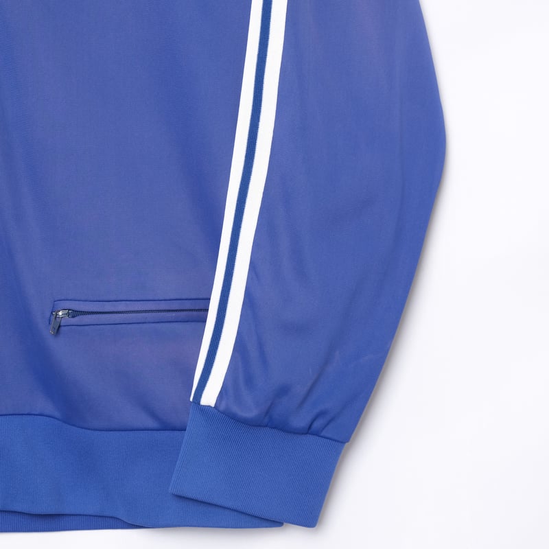 70s Vintage adidas Track Jacket Blue × White (M