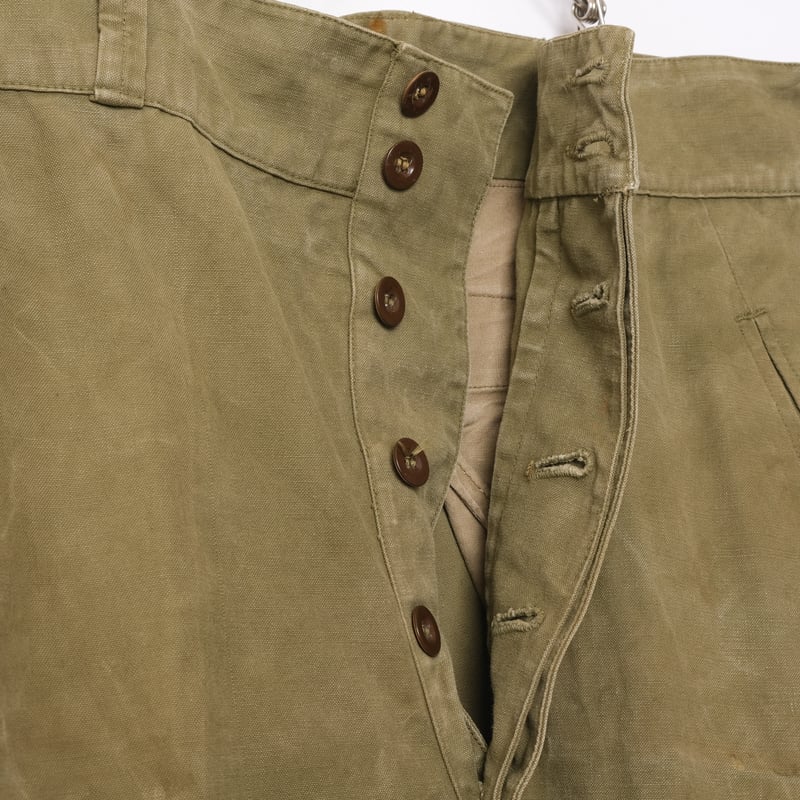 M47 前期 15サイズ　実物 デッドストック・希少サイズ】フランス軍 M47 カーゴパンツ