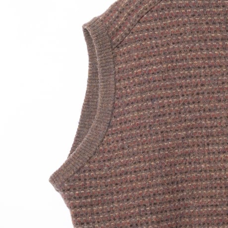 70s JOHN SMEDLEY Wool Knit Vest（Made in England)