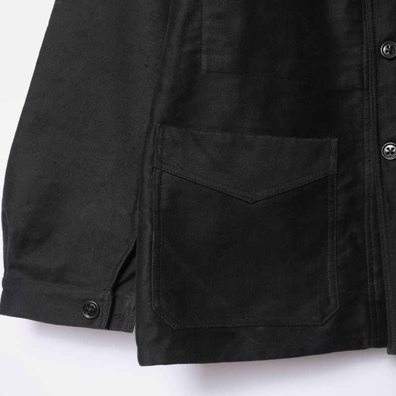 30-40s Le Mont St Michel Black Moleskin Jacket 30-40s Le Mont St Michel Black Moleskin Jacket