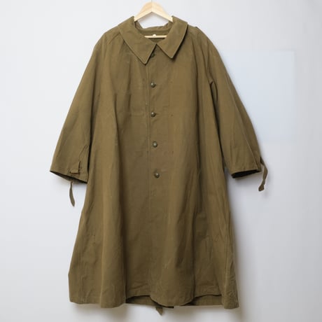 French Army M35 Motorcycle Coat  Cotton Linen Size6 Deadstock