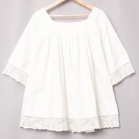 -30s France Antique Church Smock (Short) 2