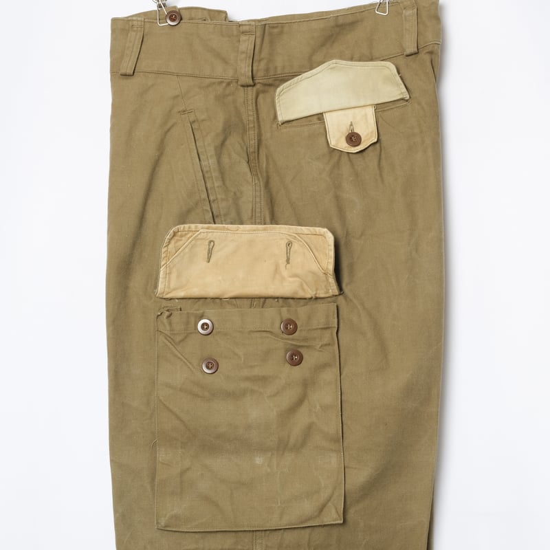 M47 French army前期 53年製 比翼タイプ 35サイズ French Army M47 Trousers Early 比翼 Size 35 | Ugl