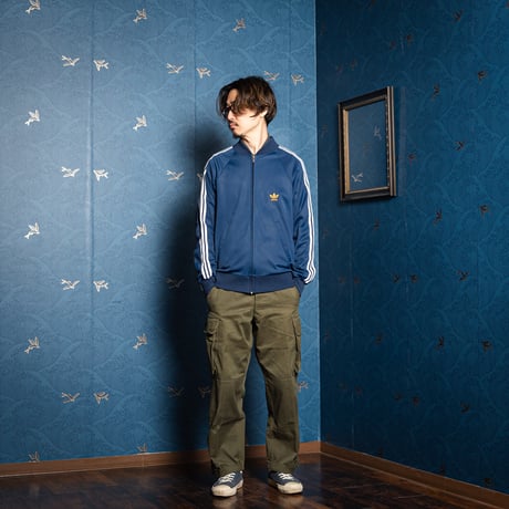 70-80s Vintage adidas Ventex ATP Track Jacket Navy (Made in France)