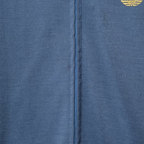 70s Vintage adidas Ventex Knit Jacket Blue Gray (Made in France)