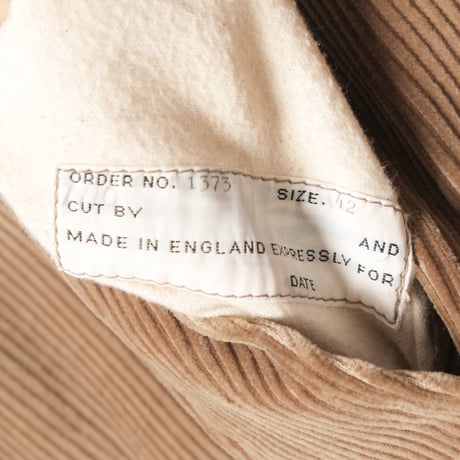 50-60s Vintage INVERTERE THE SQUIRE Wool Llined Corduroy Hunting Jacket（Made in England）