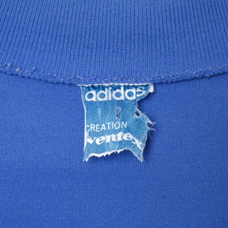 60s Vintage adidas Ventex Collarless Track Jacket Late World Mark France (Made in France)
