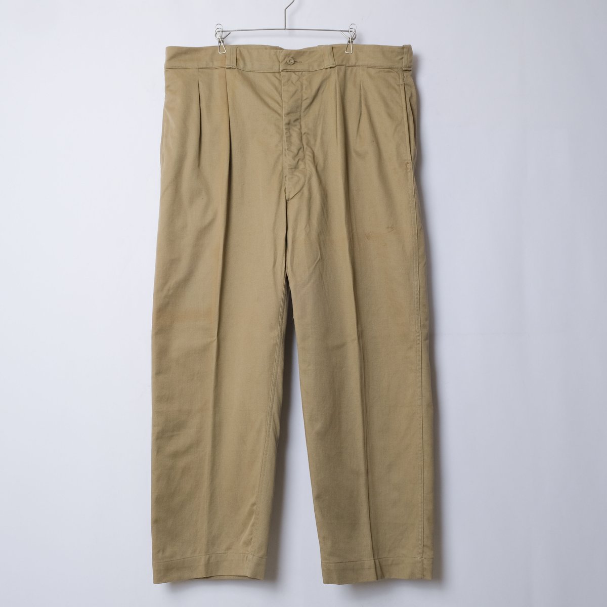 M52 フランス軍　チノパン　ミリタリー　ビンテージ　17 希少サイズ M52 フランス軍 チノパン ミリタリー ビンテージ 17 希少サイズ M-52