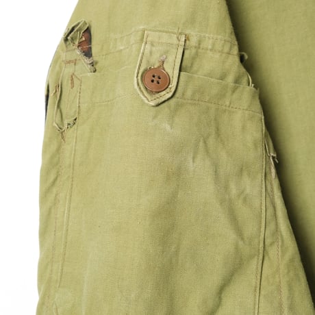 French Army Lizard Camouflage HBT Parachute Jacket Size 32