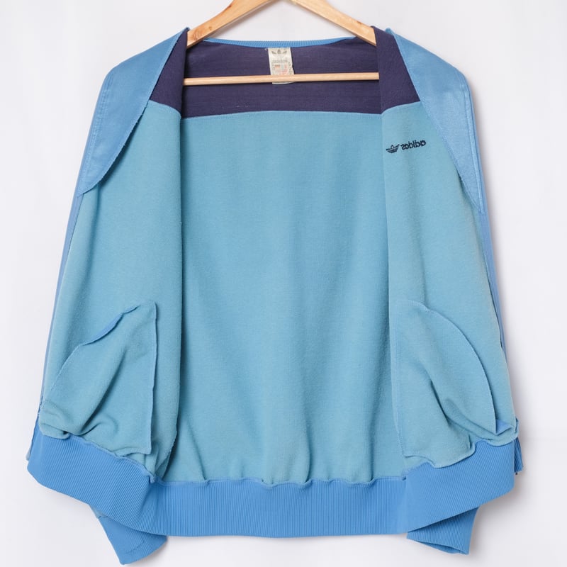 80s Vintage adidas Track Jacket Light Blue × Na