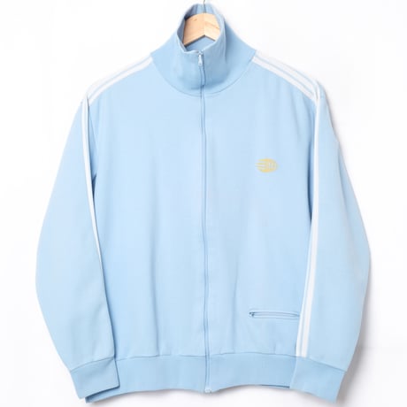 60-70s Vintage adidas Ventex Track Jacket Late World Mark Light Blue (Made in France)