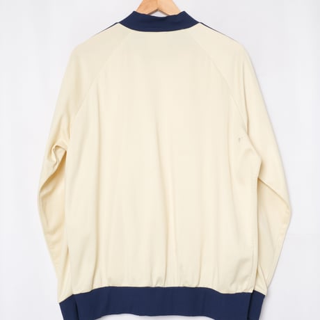 70-80s Vintage adidas ATP Ivory×Navy Track Jacket