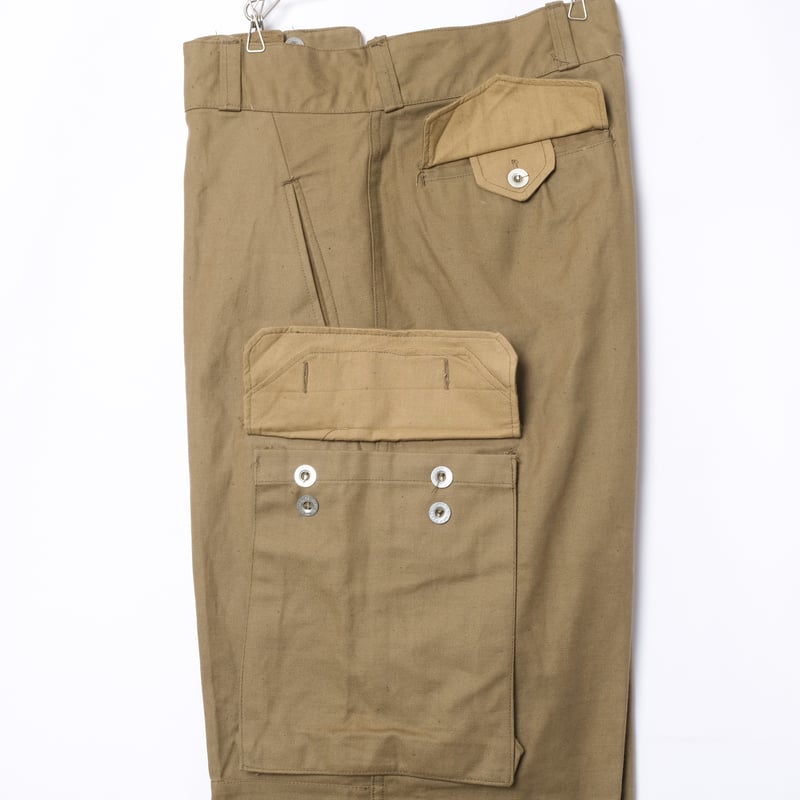 French Army M47 Trousers Early Size 33 Metal Bu French Army M47 Trousers Early Size 33 Metal Bu