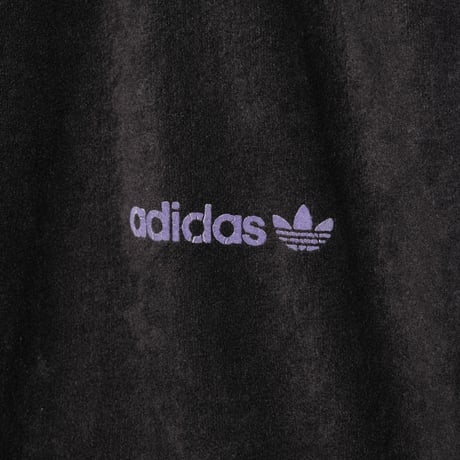 90s Vintage adidas Track Jacket Vintage adidas Black × Purple × Light Green (Made in France)