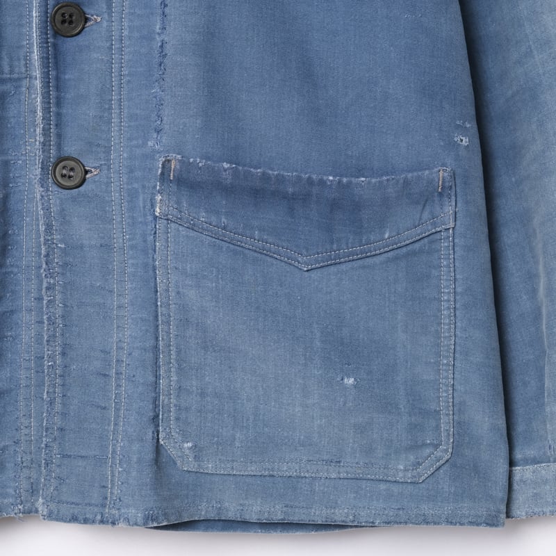 40s France Vintage Le Mont Saint Michel Blue Mo