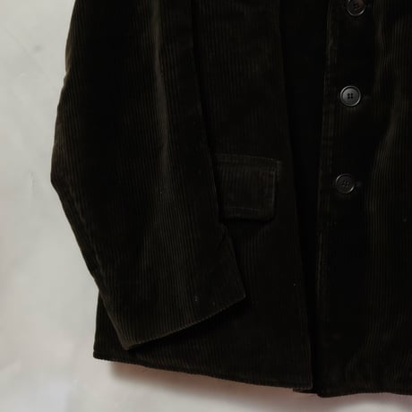 30s40s  French Dark Brown Corduroy  Jacket "Adolphe Lafont"Dead Stock