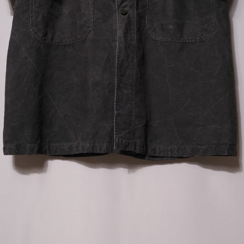 40-50s France Vintage VETRA Black Linen Maqui