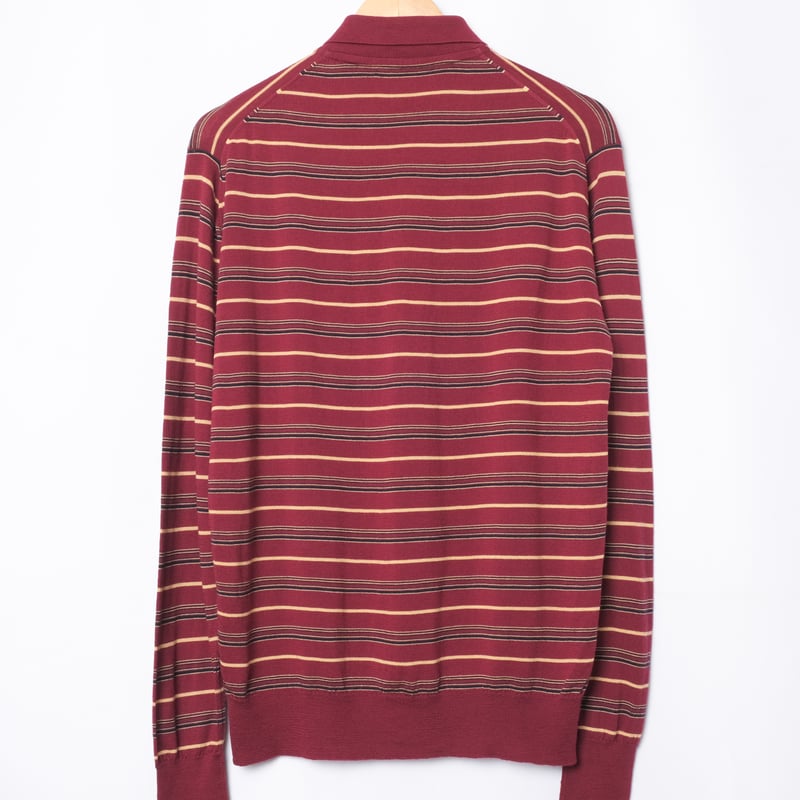 70s JOHN SMEDLEY Merino Wool Knit Polo Shirt Bu