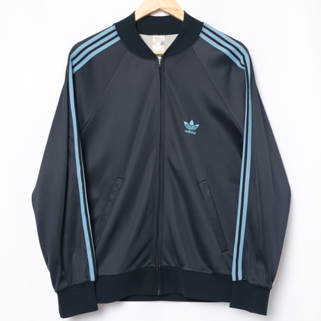 70-80s Vintage adidas VENTEX  ATP Dark Blue×Right Blue Track Jacket(Made in France)