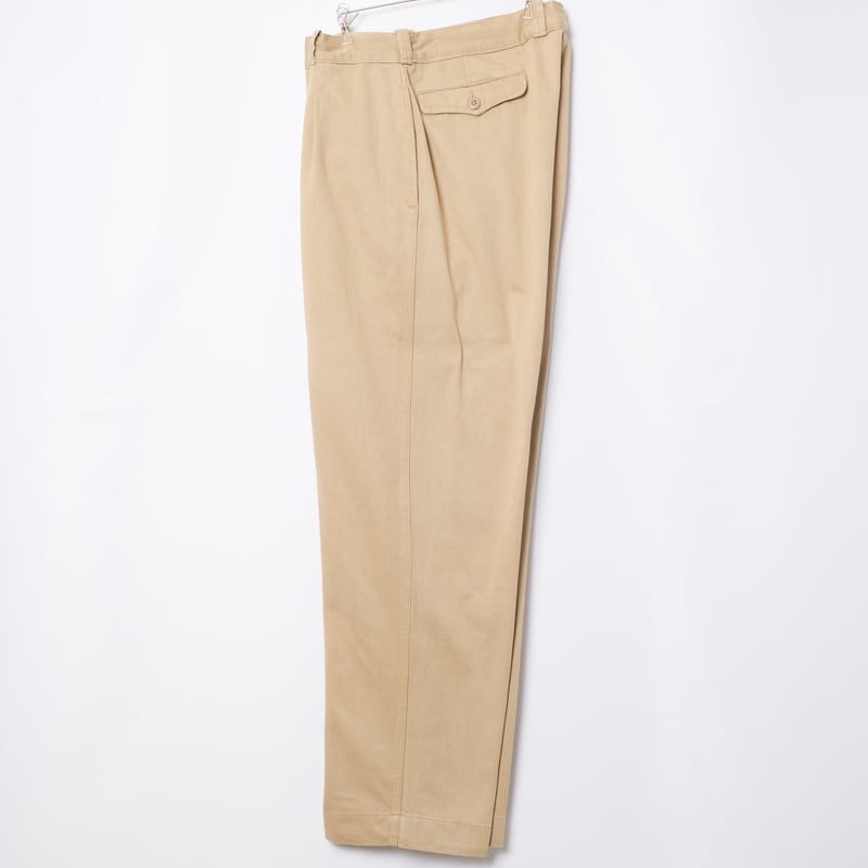 フランス軍 M52 35 ベージュ 50's 60's フランス軍 M52 チノトラウザーズ チノパン ベージュ