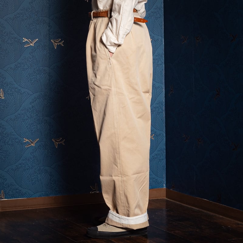 50's】French Army M-52 chino pants（FRENCH ARMY CHINO M52 M