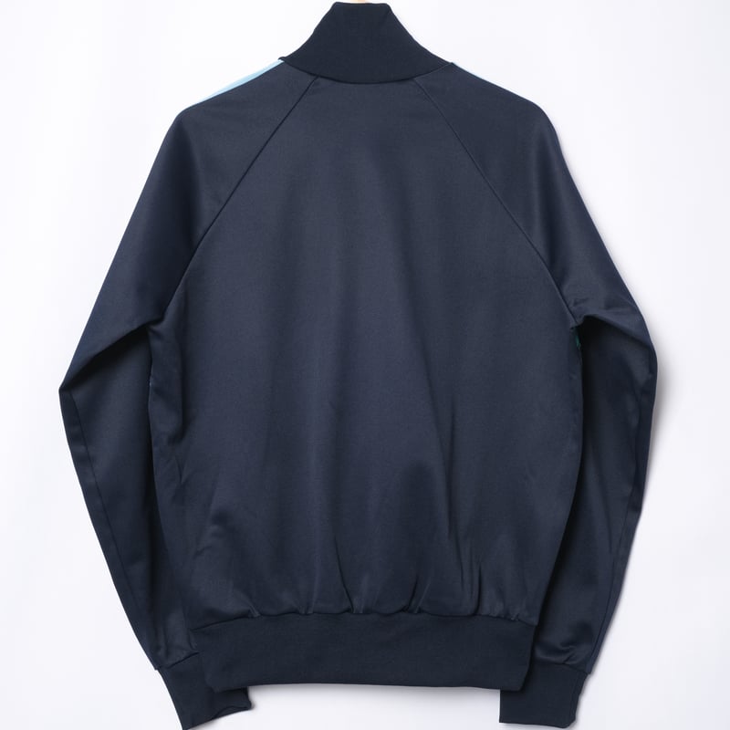 ウォーキング・ランニングウェア 70~80s Euro Adidas Ventex Track Jacket Men Vintage Adidas Ventex Blue White Stripe Nylon Track