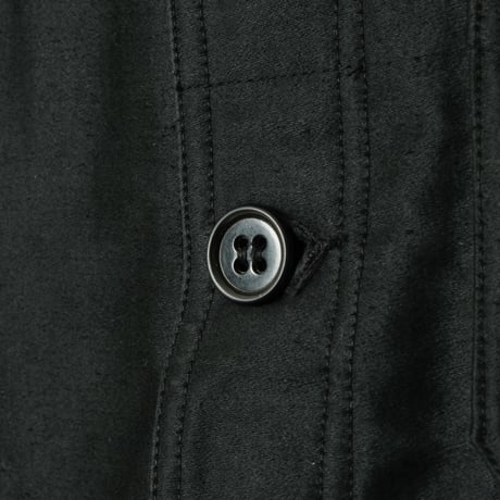 40-50s Le Mont St Michel Black Moleskin Jacket Mint Condishon