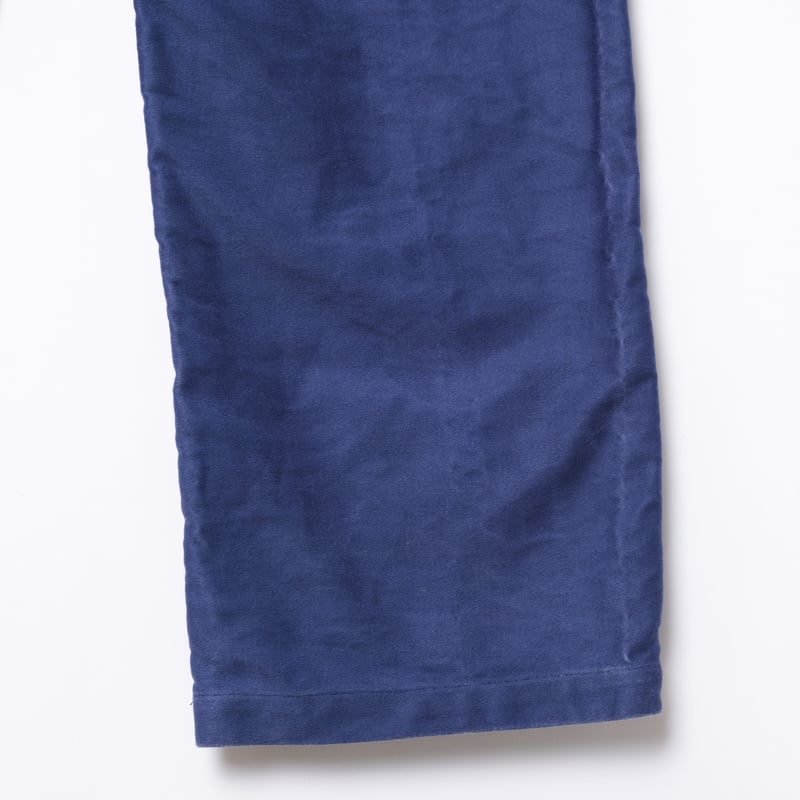 50-60s France Vintage LIVRADOR Blue Moleskin Wo