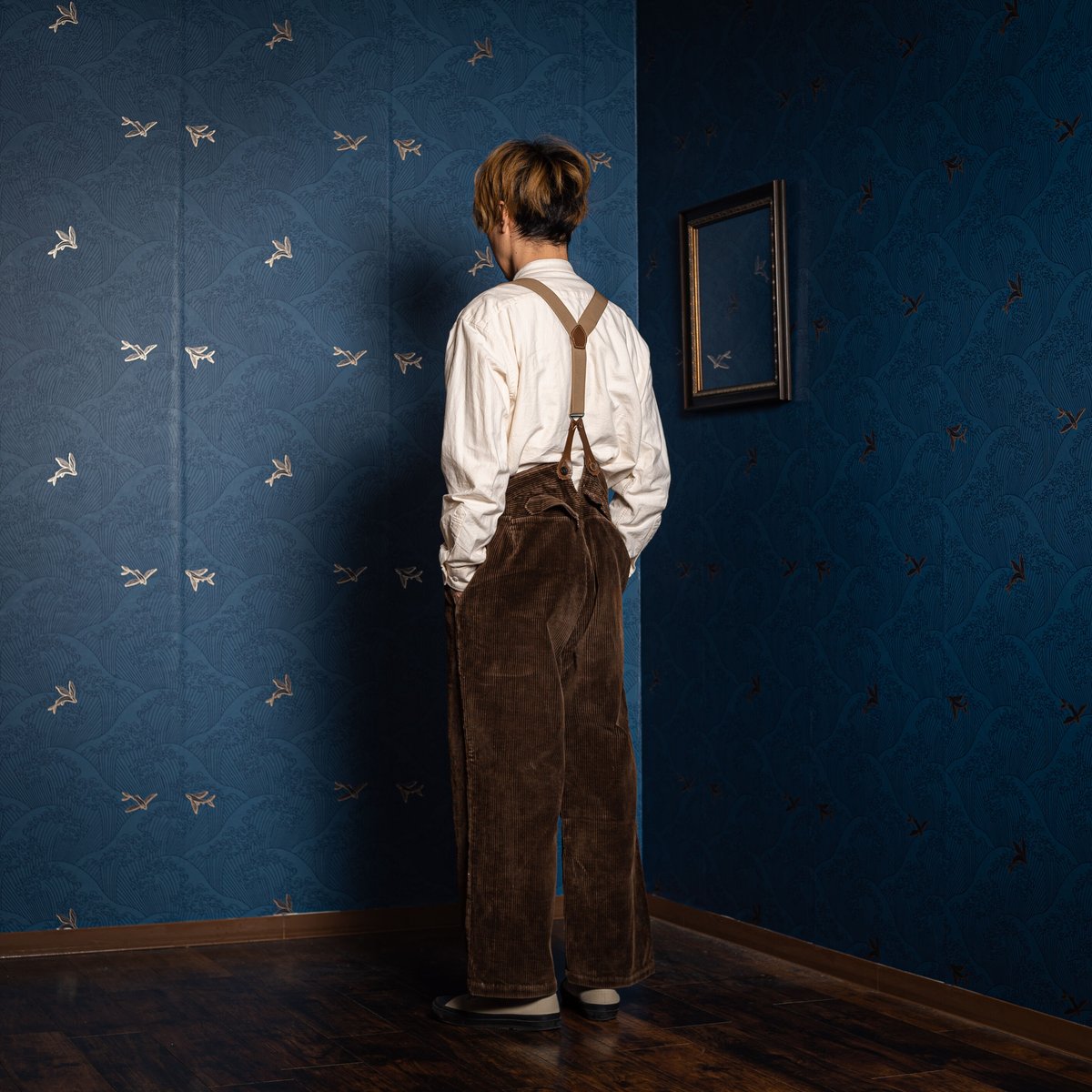 French vintage 30〜40s 太畝コーデュロイ ブラック 30-40s France Vintage Corduroy Hunting Jacket |