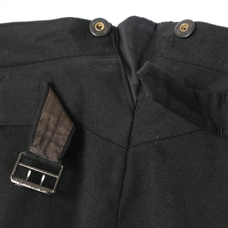 -30s France Antique Belle Jardiniere Wool Trousers 1