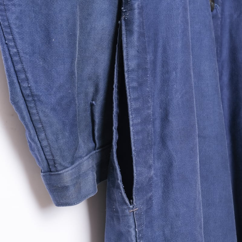 40-50s France Vintage Blue Moleskin all ln One 40-50s France Vintage Blue Moleskin all ln One