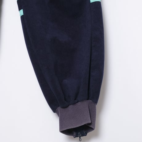 80s Vintage adidas Ventex Track Trousers Navy × Light Green