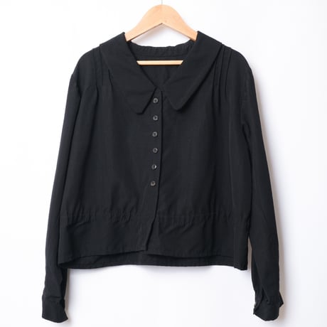 French Antique  Black Blouse  2
