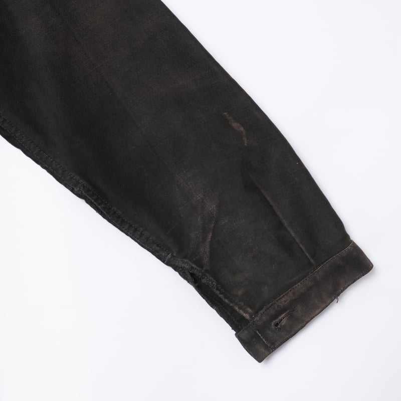 40s France Vintage Le Mont Saint Michel Black M