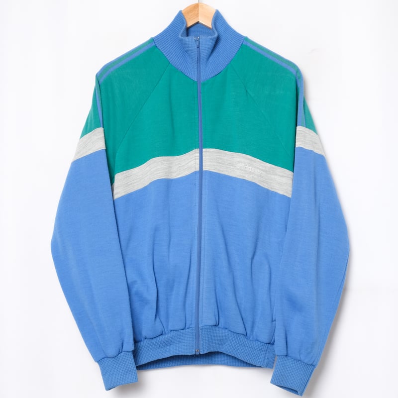 90s アディダス ハーフジップジャケット XL VENTEX ポーランド製 70-80s Vintage adidas Ventex Sweat Jacket Blue