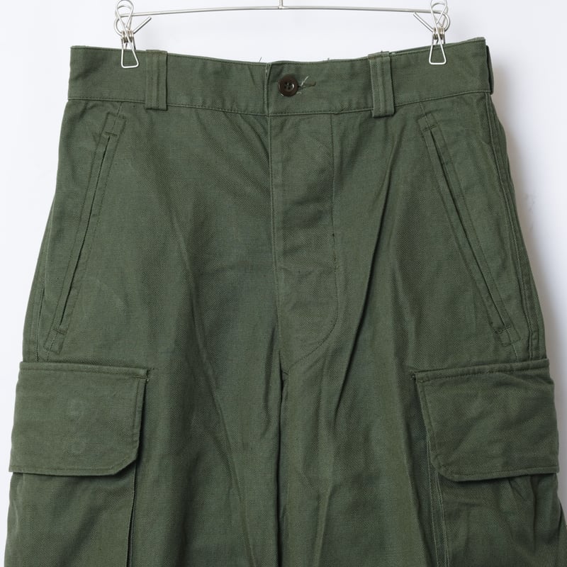 実物 French Military m47 後期 TROUSERS 33 French Army M47 Trousers Late Size 33 | Ugla パン