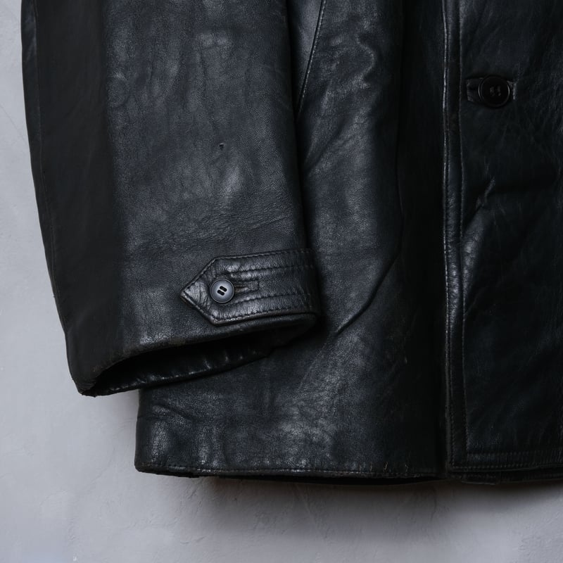 50-60s French Vintage Leather Jacket (Corbusier