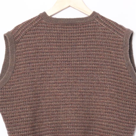 70s JOHN SMEDLEY Wool Knit Vest（Made in England)