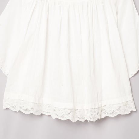-30s France Antique Church Smock (Short) 3